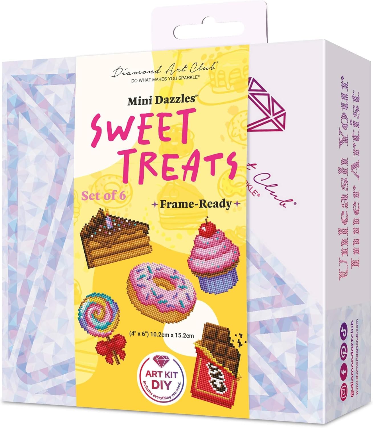 Amazon.com: DIAMOND ART CLUB Mini Dazzles - Sweet Treats, Fun DIY