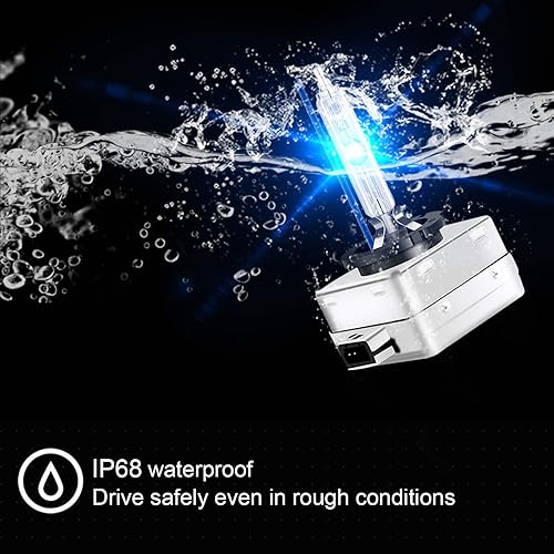 Miniatura 6 de WinPower Bombillas de repuesto para faros delanteros de xenón HID D1S de 35 W, 8000 K, paquete de 2