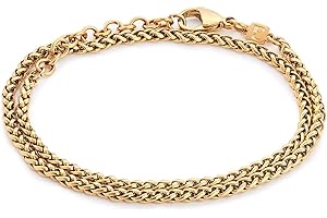 Galis Gold Money Sign Chain Double Wrap Unisex Bracelet
