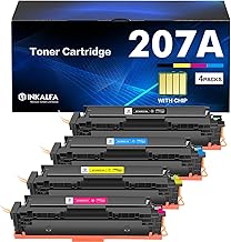 207A 207X MFP M283fdw Toner: Compatible with HP 207A 207X M255dw Color Laserjet Pro MFP M283fdw Toner Black M282nw M283fdn M255nw W2210A W2211A W2212A W2213A Cyan Yellow Magenta chip with magmagmagmag