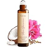 Gya Labs Rose Geranium Essential Oil Roll On - 0.34 Fl Oz - Travel Size Roller for Camping, Skin, Aromatherapy Relief, Convenience