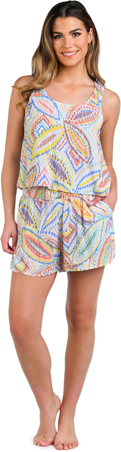 La Blanca Women's Beach Short Swimsuit Cover Up