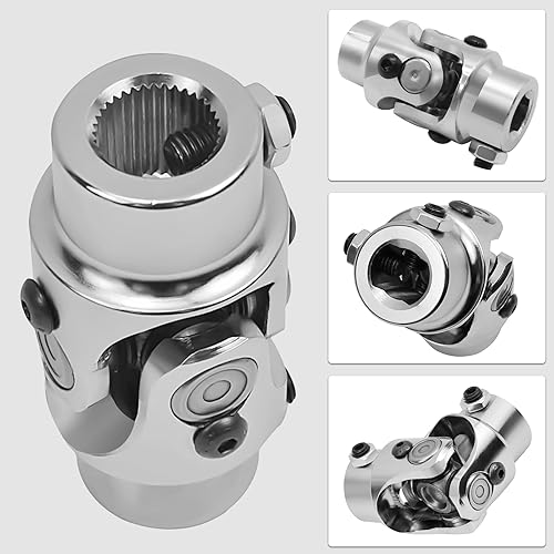 Miniatura 6 de 34-36 Spline X 34" DD Universal U Joint Endxedo Chrome Single Dirección Eje U-Joint 35 Grado Ángulo de trabajo máximo