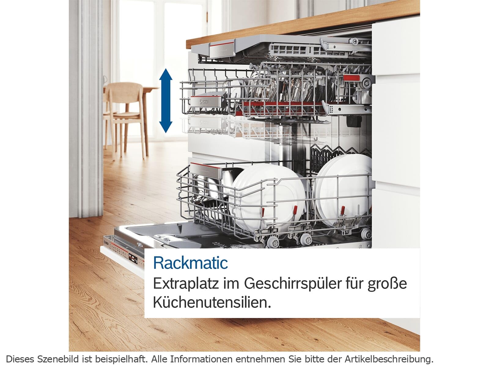 Bosch SPU4HMS10E Serie 4 - Lavavajillas para bajo encimera inteligente de 45 cm, cajón para cubiertos, secado extra, SpeedPerfect Plus, limpieza higiénica, asistente de programa, cesta superior