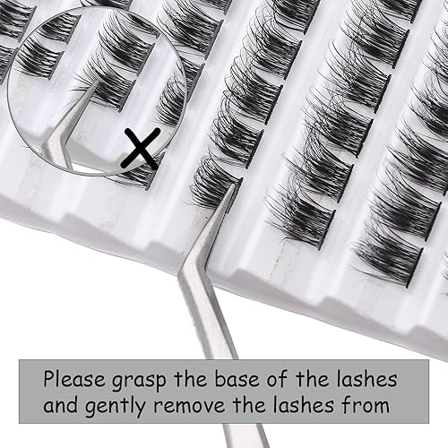 Miniatura 9 de outopen Extensiones de pestañas postizas de colores, 140 unidades, aspecto natural, rizo D, pestañas de ojo de gato, individuales, extensiones de