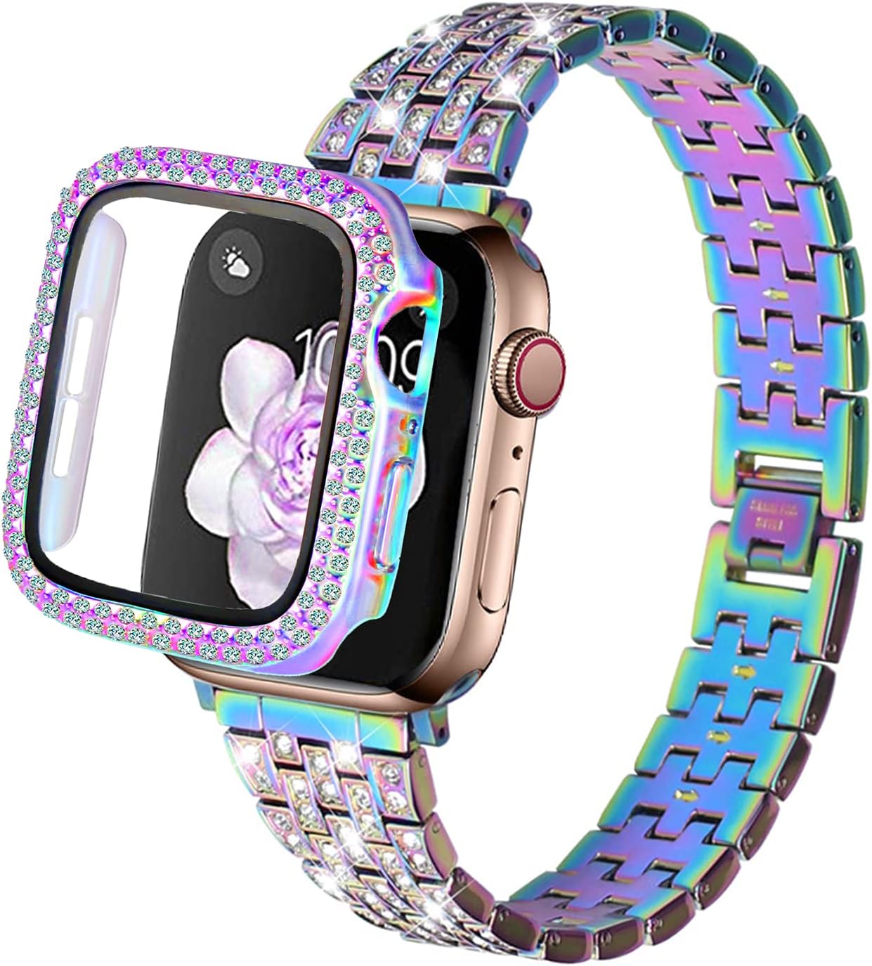 DEALELE Bands and Case Compatible with Apple Watch Series 6/5 / 4 / SE (40mm) - Image 3