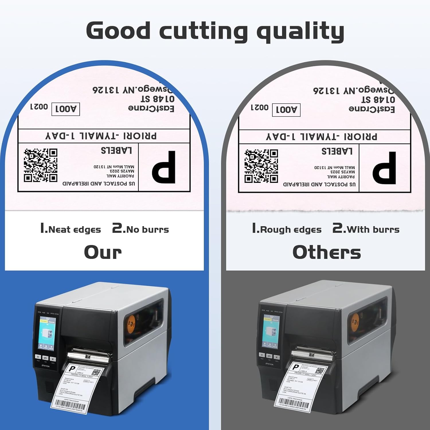 P1058930-189 Kit Cutter Assembly for Zebra ZT410 ZT411 Thermal Label Barcode Printer 203dpi 305dpi, P1058930-089 Upgrade Front Mount Cutter Spare Replacement Parts, ZT410 ZT411 Printer Accessories