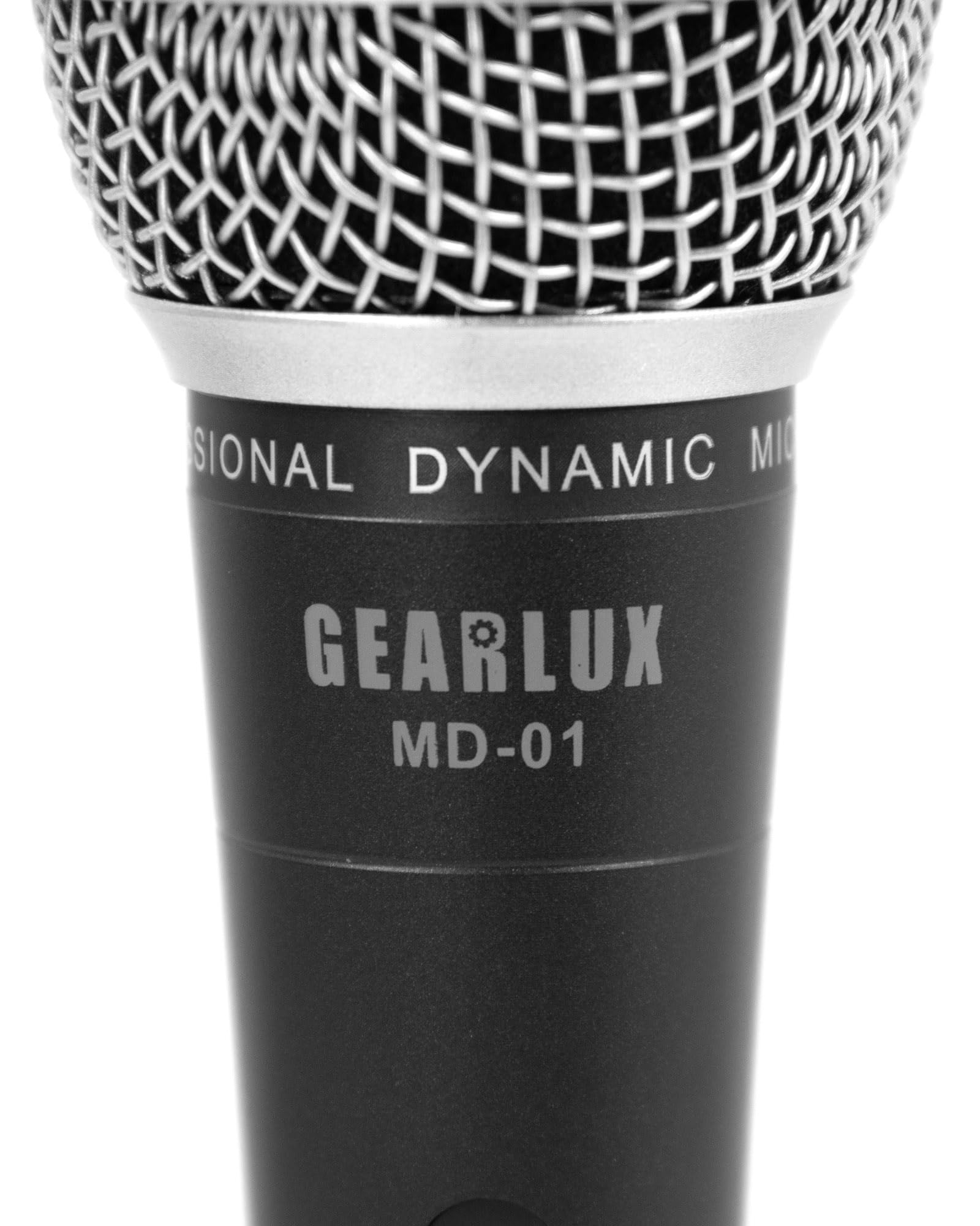 Amazon.com: Gearlux MD-01 Wired Dynamic Vocal Microphone with On