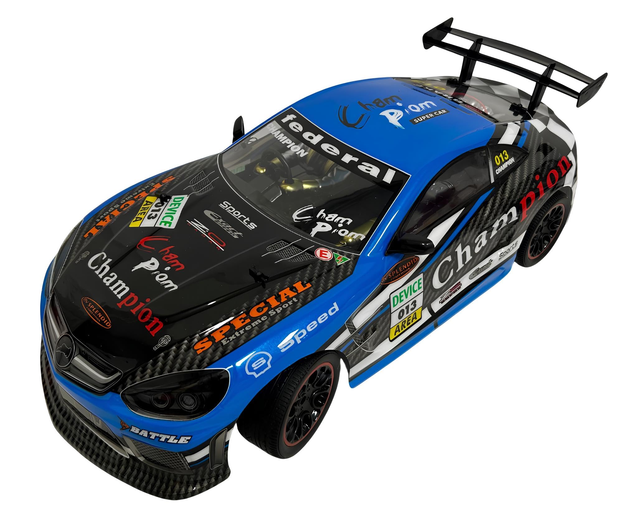 Samochód zdalnie sterowany Drift Mega Giant Super szybki 25 km/h cm 45 Street Racing Skala 1:10 Samochód Rally Super Car Racing High Speed Vehicle z pakietem baterii Samochód Zdalne sterowanie radiowe