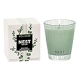 NEST New York Scented Classic Candle, Wild Mint & Eucalyptus - 8.1 oz - Up to 60-Hour Burn Time - Reusable Glass Vessel