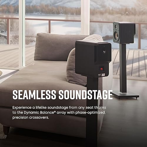 Miniatura 6 de Polk Signature Elite ES15 - Altavoz de estantería, audio de alta resolución, compatible cDolby Atmos y DTSX, tweeter de 1 pulg y woofer de 5.25