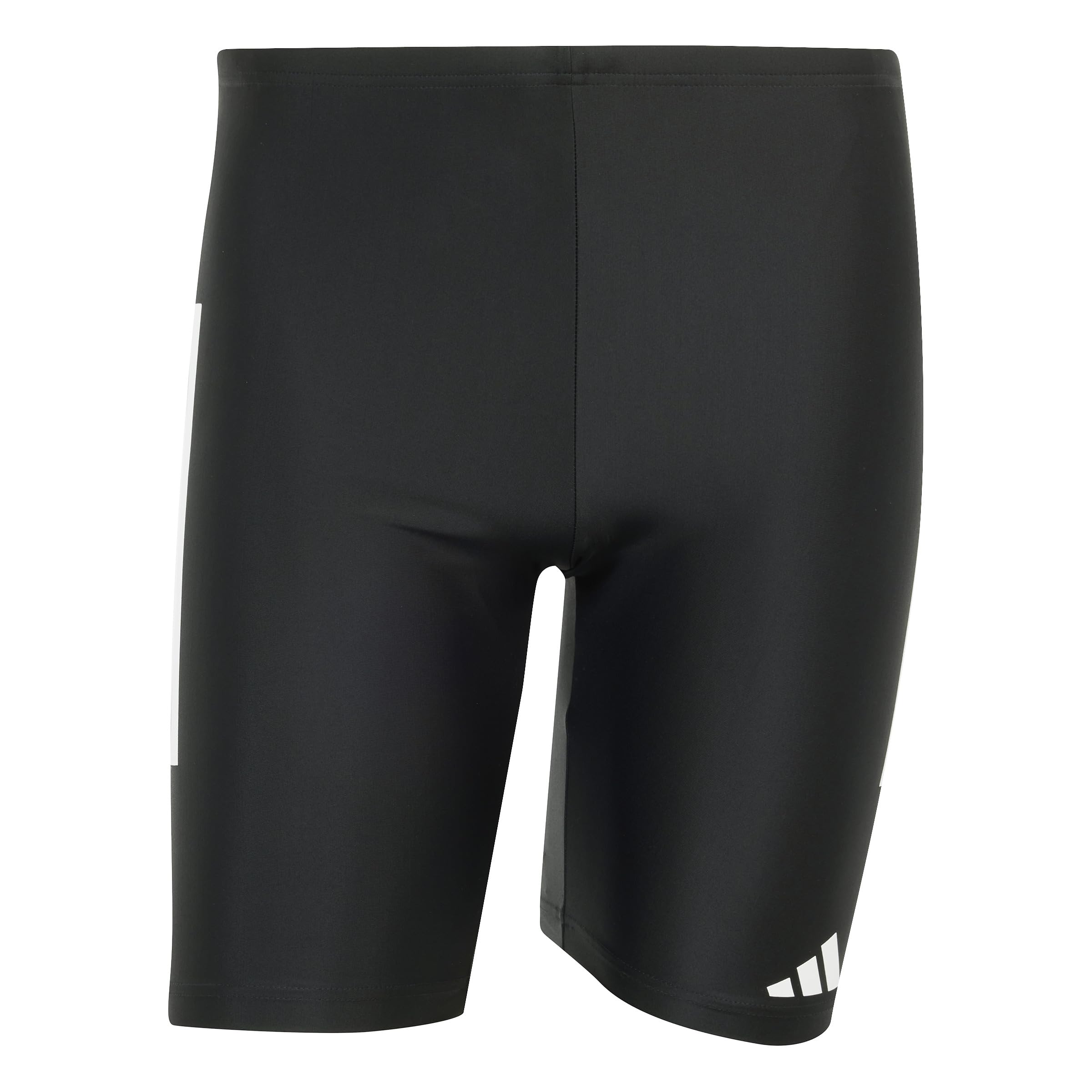 adidas Uomo 3 Stripes Swim Jammers 8 Inch, Black/​White, L-​XL