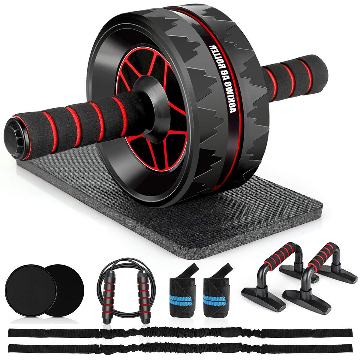 MIBOTE10 in 1 AB ROLLER KIT the color is orange and the it is made by AOKIWO