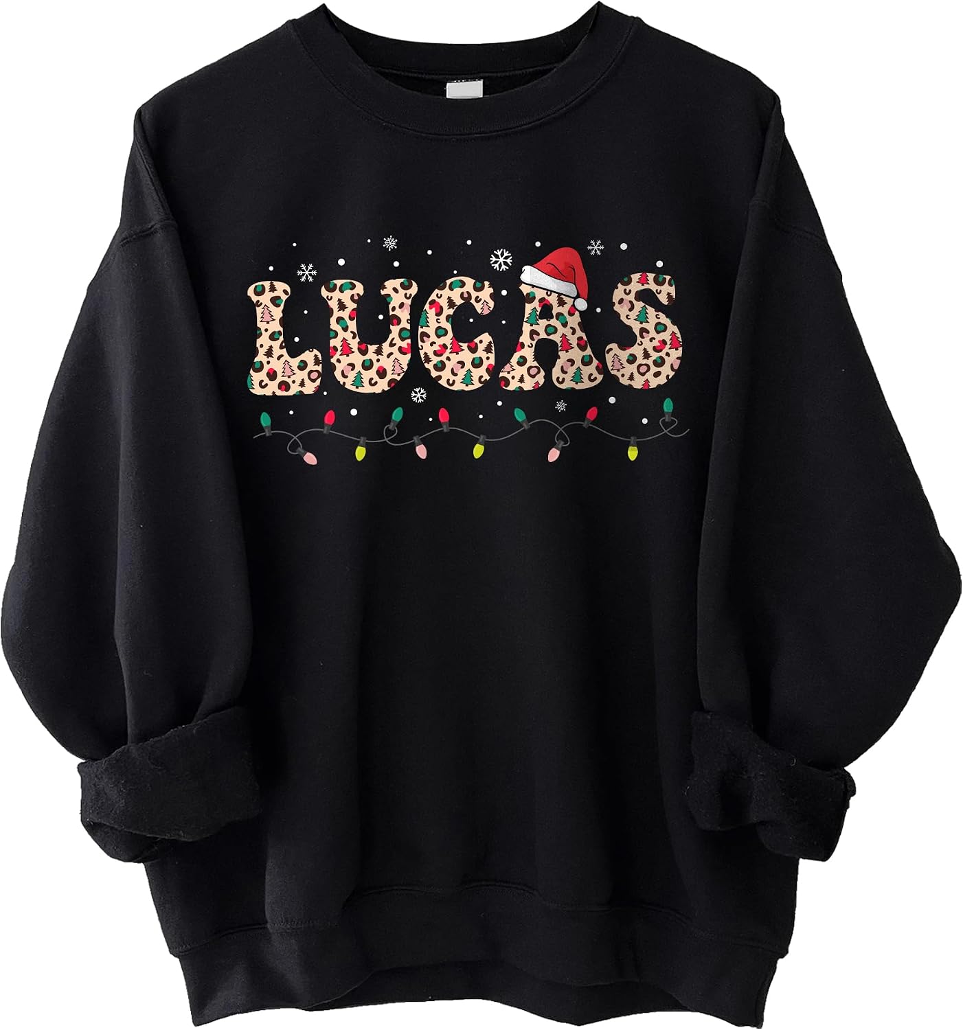 Personalized Name Christmas Sweatshirt, Christmas Sweater With Name, Custom Sweatshirt, Custom Hoodie Xmas