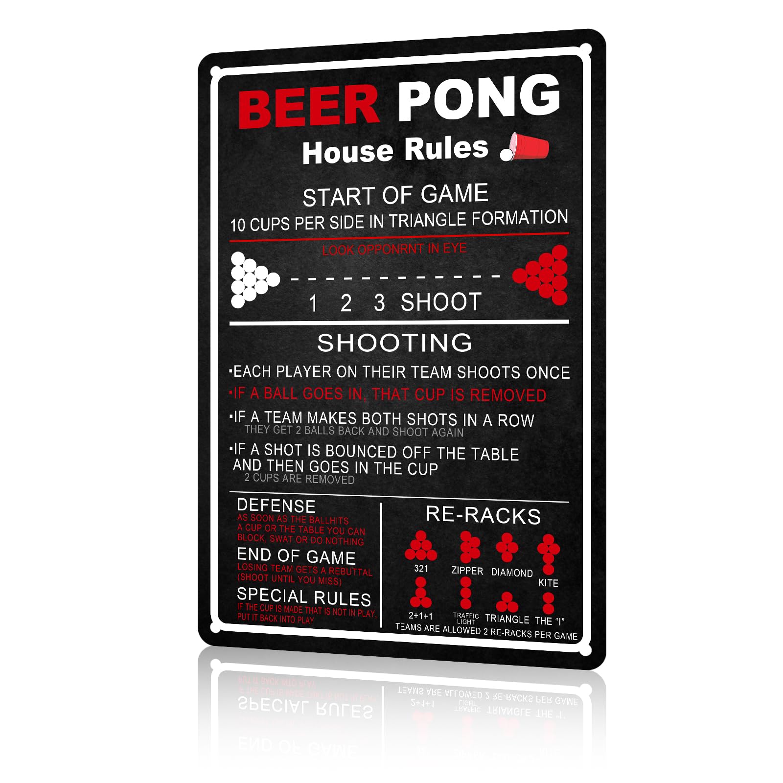 Beer Pong Rules Printable Beer Pong Rules, Beer Pong Instructions,