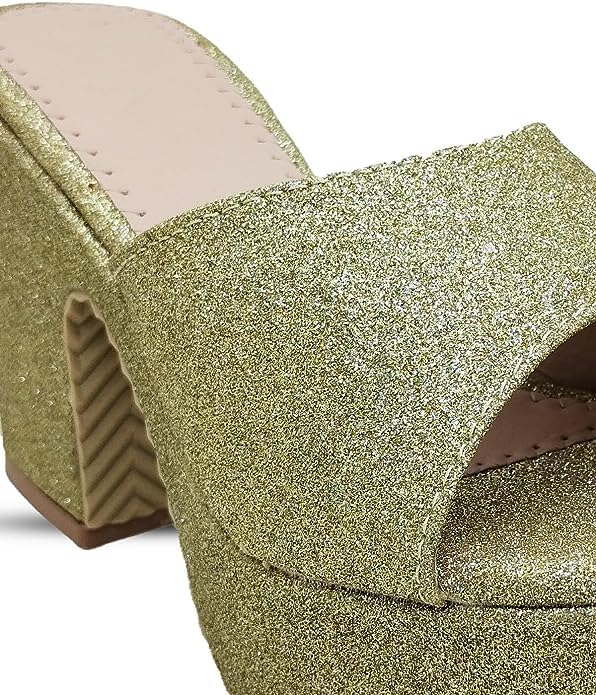Image of Digni Sandal for Womens Chunky Heel Pump Sandals Party Wedding Strappy Sandals.