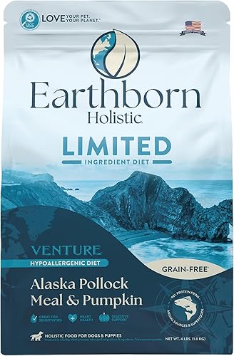 Miniatura 9 de Earthborn Holistic Venture Alaska Pollock & Calabaza Grain Free Dry Dog Food, Alimento Seco, NA