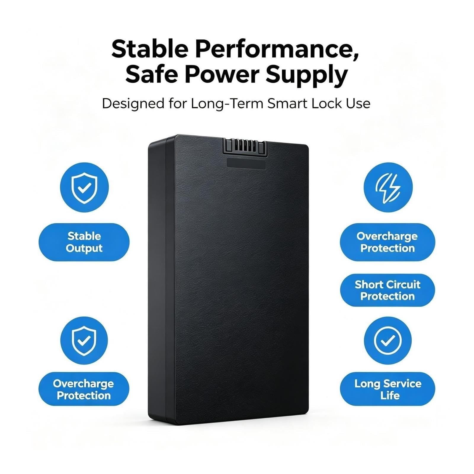 Batterie Verrouillage D'empreintes Digitales 10000mAh ZNS-09F1 P-P+C+P+P-