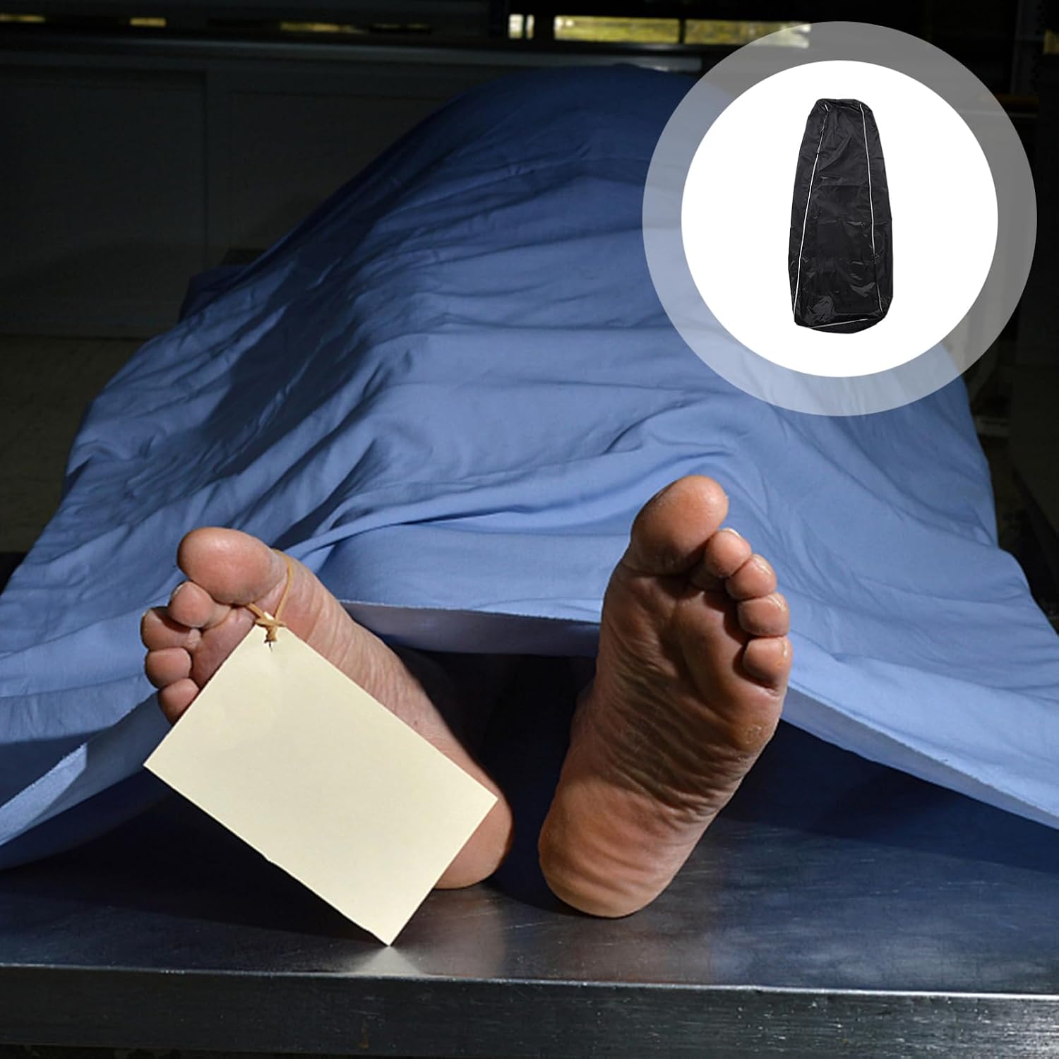 Large Capacity Body Bag Animal Body Bag Leak Proof Funeral Assistant for Corpse Handling