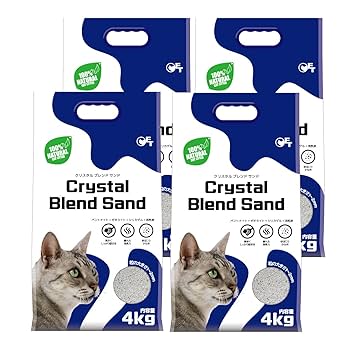【ねこサンド】 Amazon | 【OFT】 クリスタルシリカサンド 3.8L(1.5kg) 4個