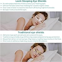 Vista 3 de Lasik Sleeping Eye Shield Goggles- Comfortable Protective Eye Mask Glasses for Lasik Aftercare.