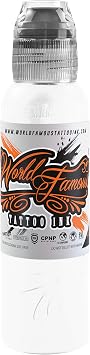 World Famous White Tattoo Ink, Vegan and Professional Ink, Made in USA, Portrait White, 1 oz