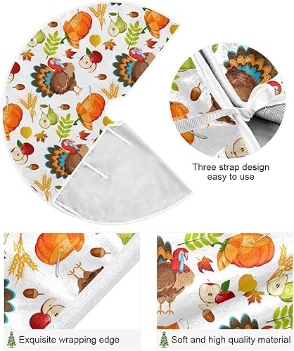 Miniatura 23 de Falda de árbol de Navidad para el día de cumpleaños, falda de árbol de 36 pulgadas para tartas, faldas de árbol de Navidad, tapete de pie de árbol