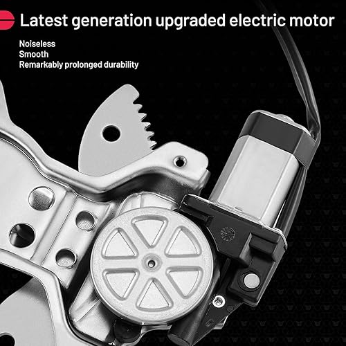 Vista 18 de BDFHYK 741-348 Elevalunas eléctrico con motor delantero izquierdo del conductor para Nissan Frontier 2005-2015, Pathfinder 2005-2010, Xterra