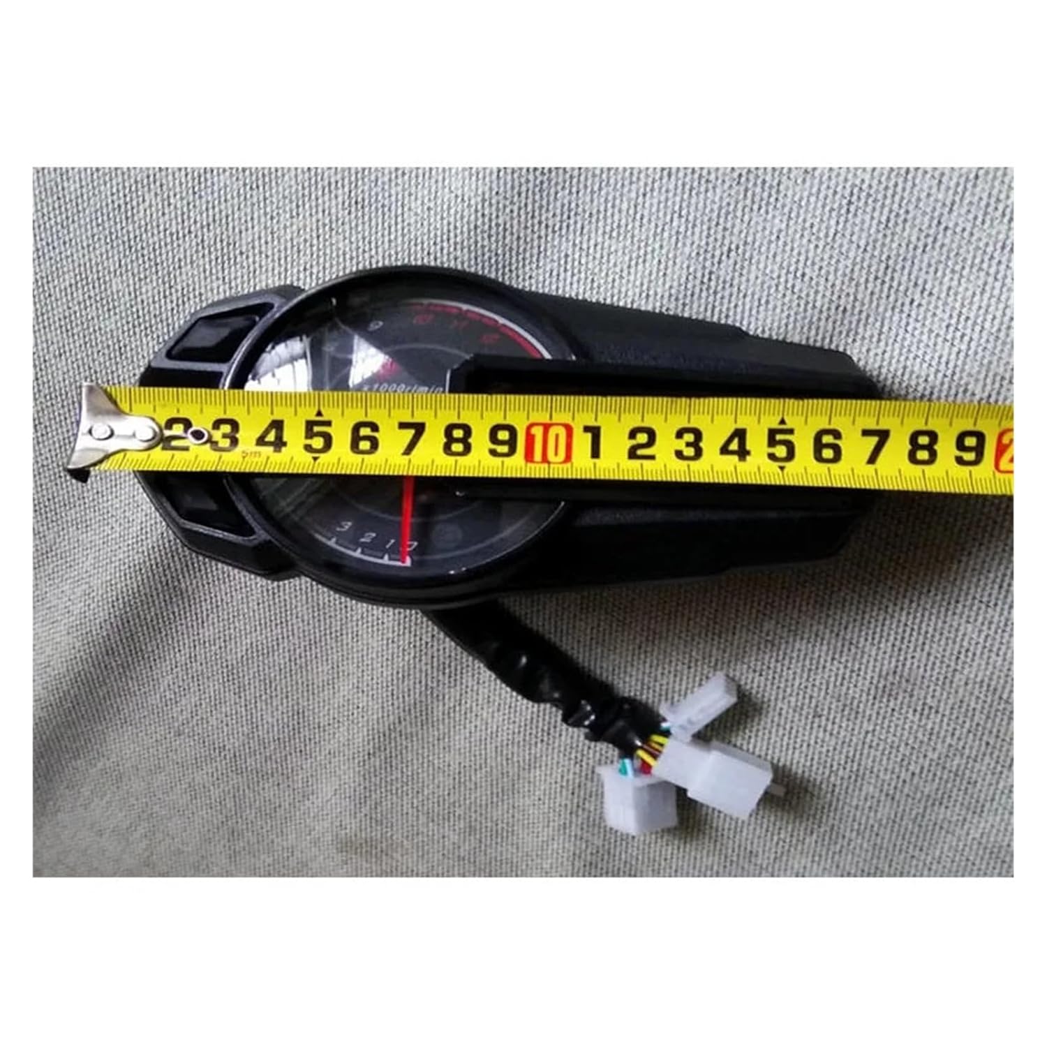 Motorcycle Speedometer Tachometer Backlight Motorcycle Digital Speedometer Odometer Tachometer Kmh Universal with Sensor 12000RPH