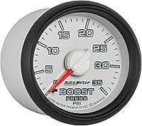 Vista 3 de Auto Meter 8504 Factory Match 2-1/16" 0-35 PSI Medidor de impulso mecánico para Dodge