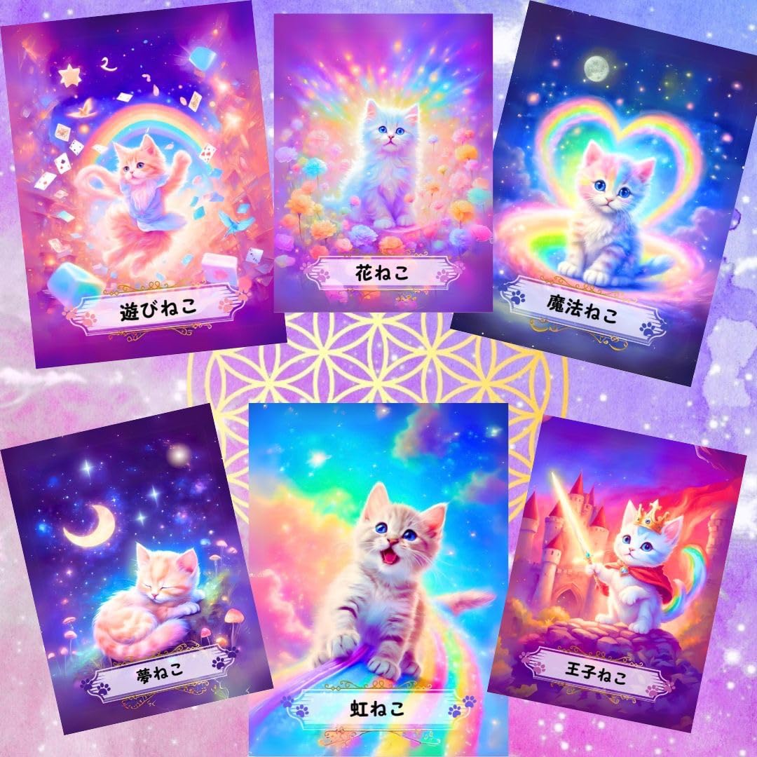 Amazon.co.jp: 魔法ねこカード ｜ キャットヒーリング創始者 心蓮