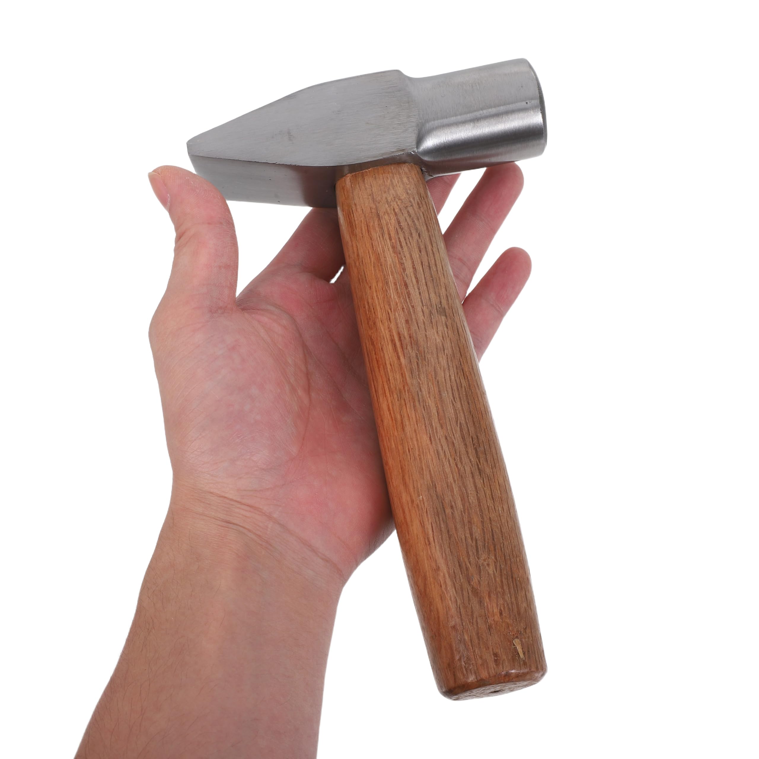 DOITOOL Martello corto a becco d'anatra: mini martello con manico in legno per riparazioni portatili, campeggio, gioielli, artigianato, falegnameria - Attrezzo domestico
