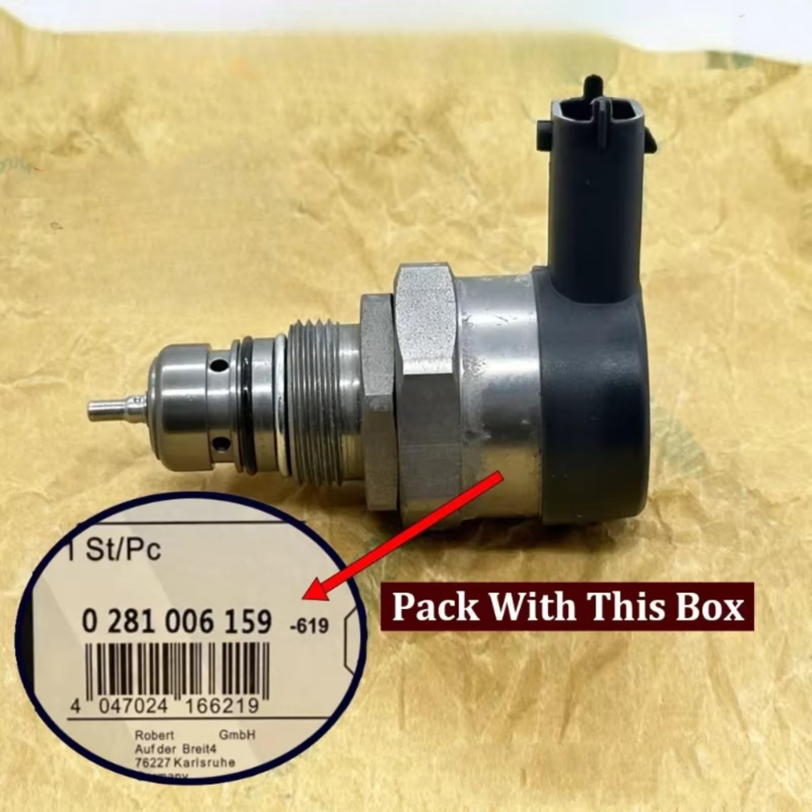 Regulador Combustible Compatible Con Jeep Para Wrangler 2010-2023 Regulador Presión Common Rail Piezas Coche DRV Combustible OEM:0281006159 281006159