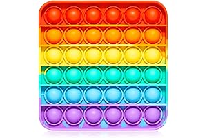 Deal: 2 Pop It, Push Pop Bubble Fidget Sensory Toy - for...