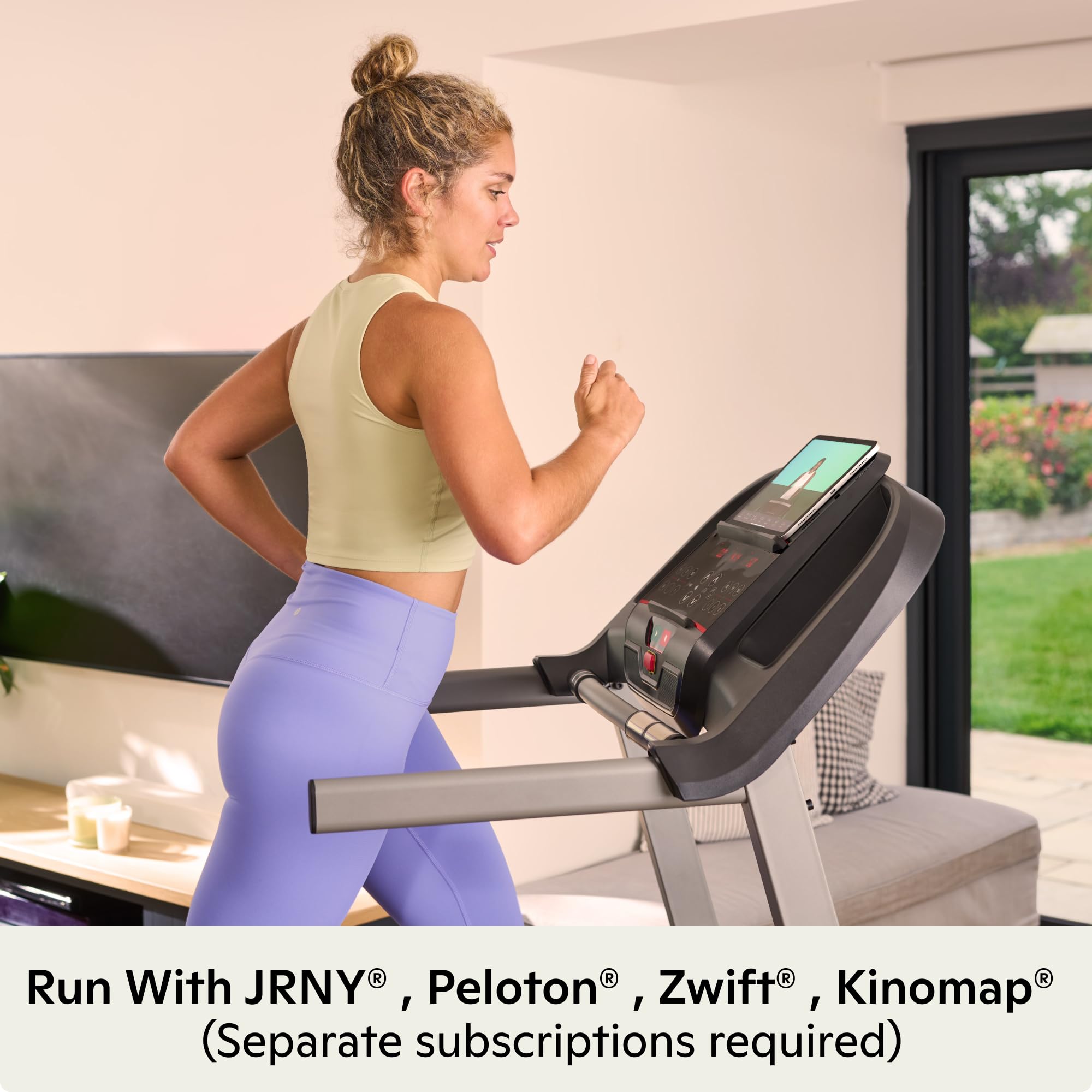 Schwinn Laufband Serie – elektrisch klappbar mit Bluetooth FTMS, kompatibel mit JRNY, Zwift & Kinomap – bis zu 18 km/h, SoftDrop, leise für Zuhause