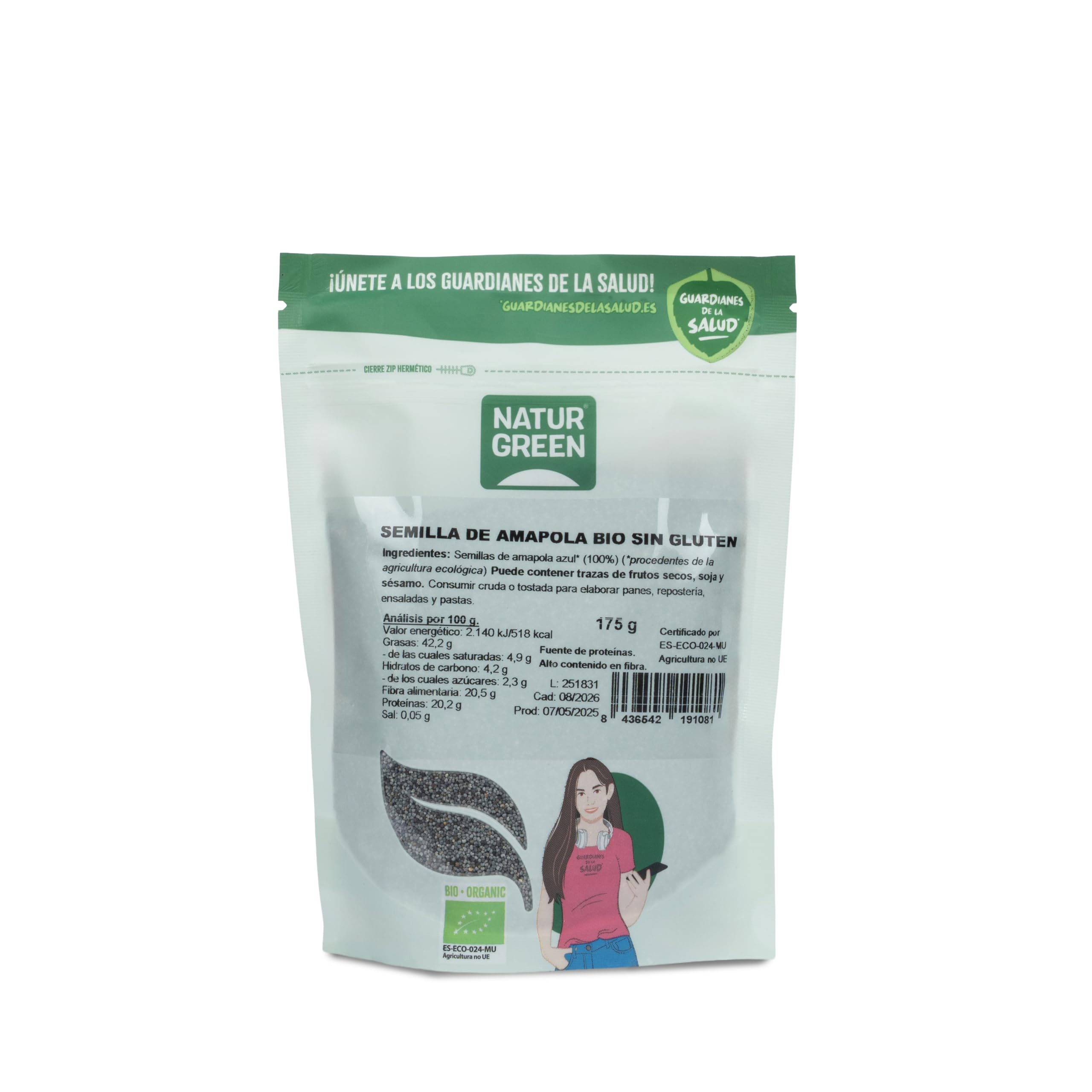 NaturGreen Semillas amapola Semillas amapola – Product Description