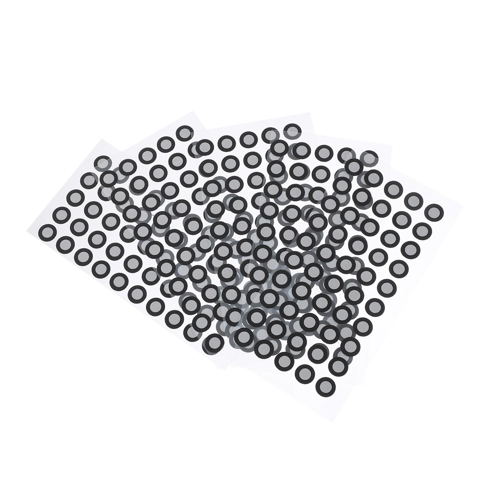 5 hojas de pegatinas for posicionamiento de escáner 3D, marcador de escáner 3D, marcador de puntos, plato giratorio, referencia de escaneo 3D Escaneo de alta precisión