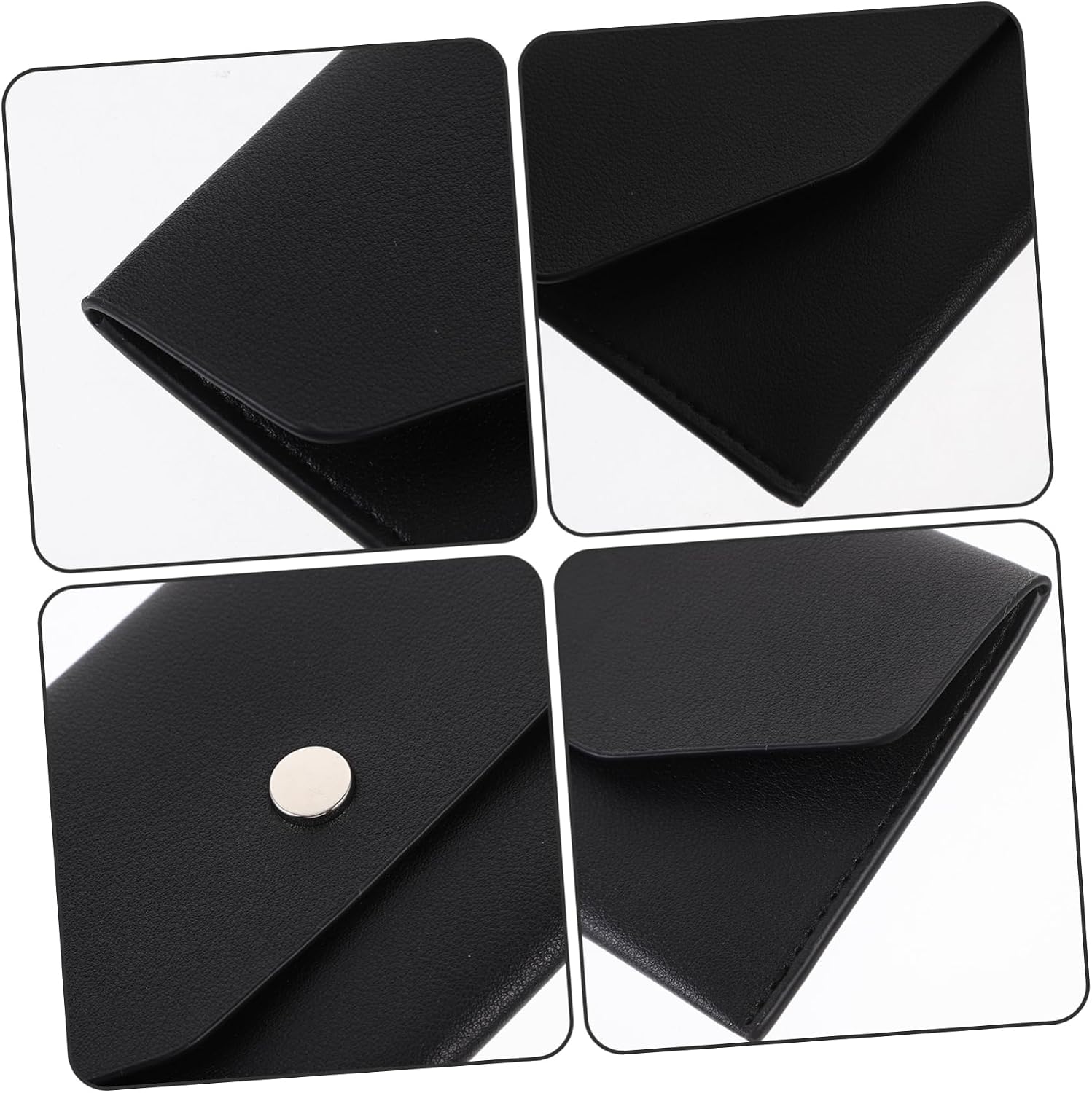 Veemoon Fashion Pu Leather Cash Envelope Wallet for Women Money Pouches Envelope Wallet Separation Pages Stickers