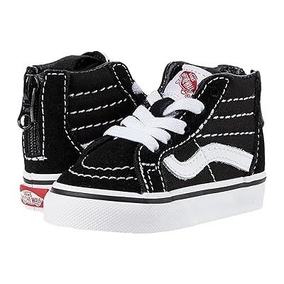 Vans Kids Sk8 Hi Zip (Infant/Toddler) Kids Shoes Black/White