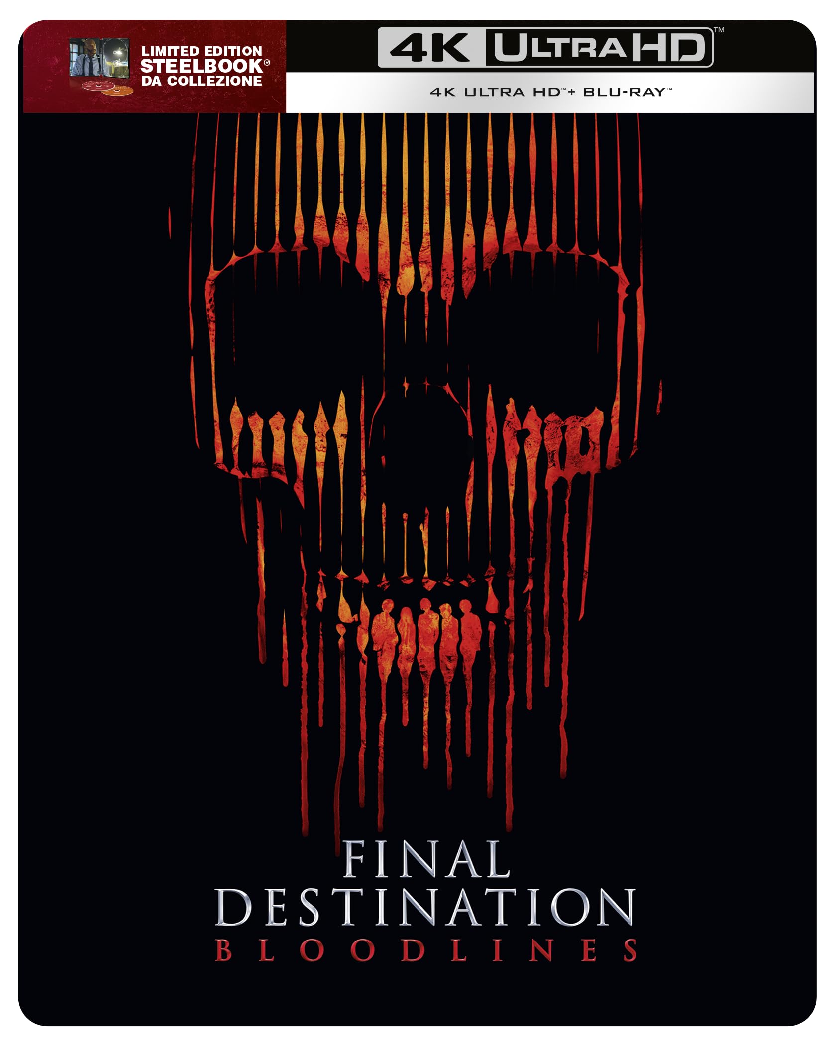 FINAL DESTINATION BLOODLINES Steelbook 2 'Bus Shelter Skull' (4K Ultra HD + Blu-ray)
