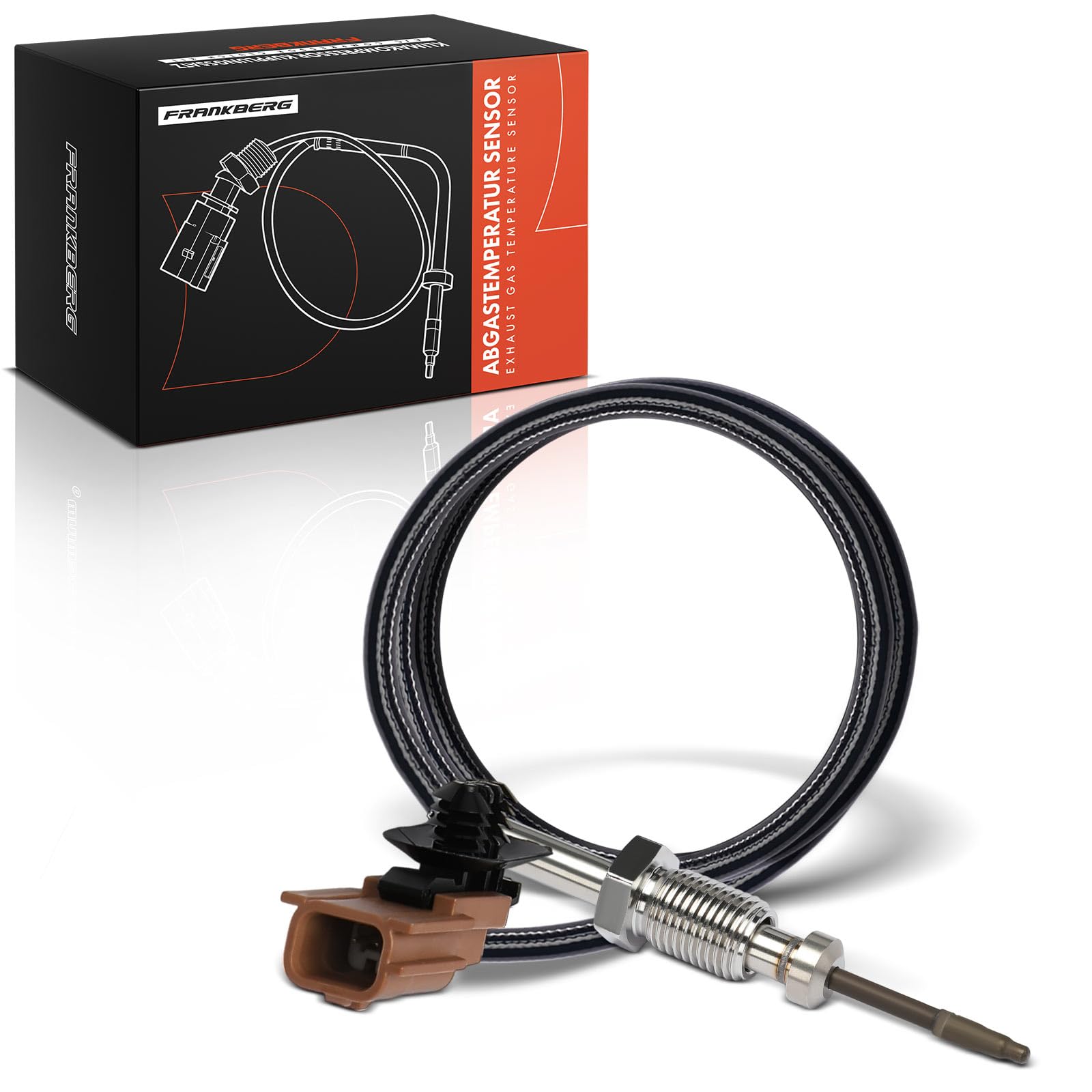 Frankberg Czujnik temperatury spalin Kompatybilny z Nissan Qashqai II J11 Juke F15 Pulsar C13 Note E12 1495600Q1N 226407817R