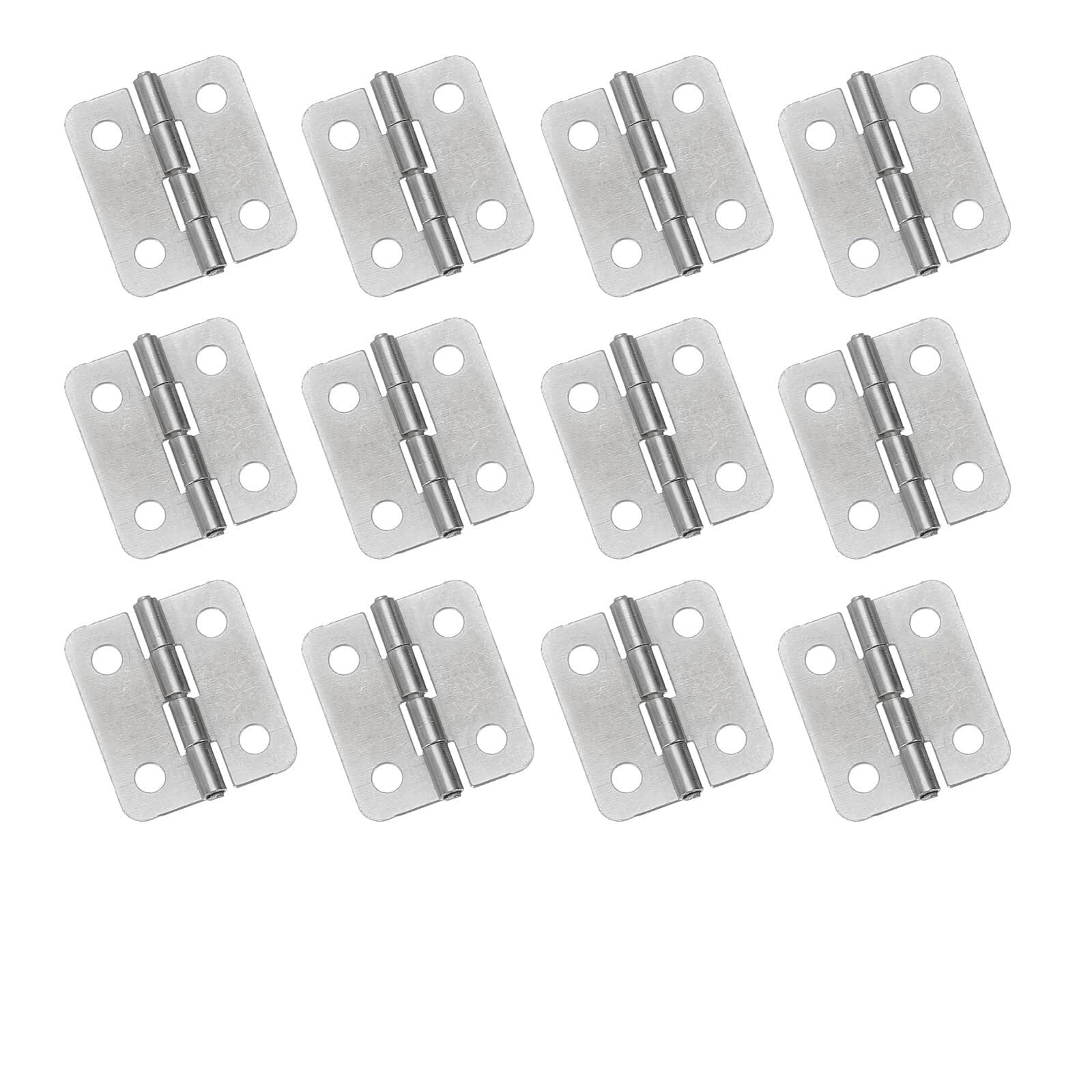 Brass Pivot Drawer Hinge Mini Butt Hinges 0.709x0.630 Inch