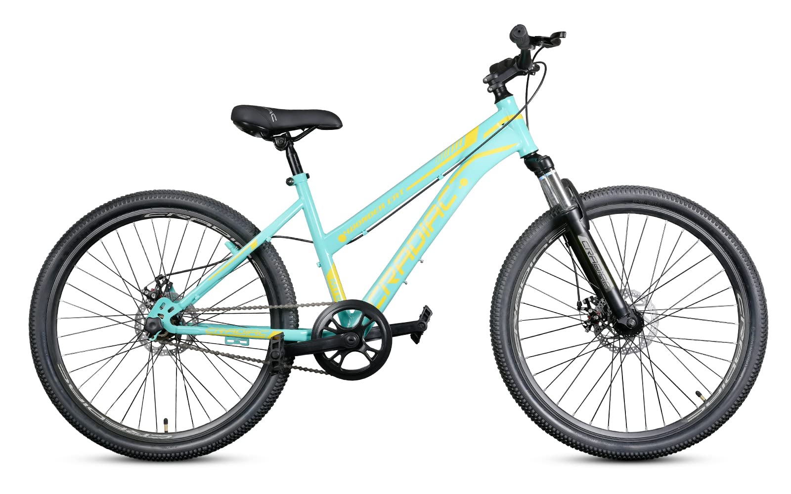 See full amazon price history chart for CRADIAC - WONDERCAT Single Speed Shimano Gear Ladies Cycle | 26" INCH MTB | Disc Brake | Front Suspension Fork | 16.5 Inch High Performance Steel Frame | for 12+ Years Ladies/Girls CRADIAC - WONDERCAT Single Speed Shimano Gear Ladies Cycle | 26" INCH MTB | Disc Brake | Front Suspension Fork | 16.5 Inch High Performance Steel Frame | for 12+ Years Ladies/Girls (B0BG4J8SJ9) Amazon Price History, Amazon Price Tracker