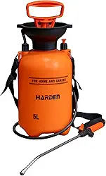 Pulverizador de Pressão 5 Litros da Harden com Haste Inox e Bico de Cobre – Pulverizador Manual para Jardim, Horta, Dedetização e Controle de Pragas