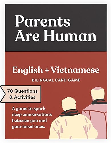 Vista 68 de Parents Are Human Tarjetas de conversación bilingües, inglés + coreano
