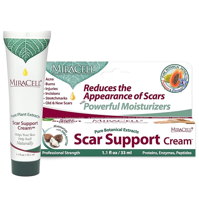 Buy MiraCell Scar Support Cream, Natural Scar Removal Cream, Acne and
