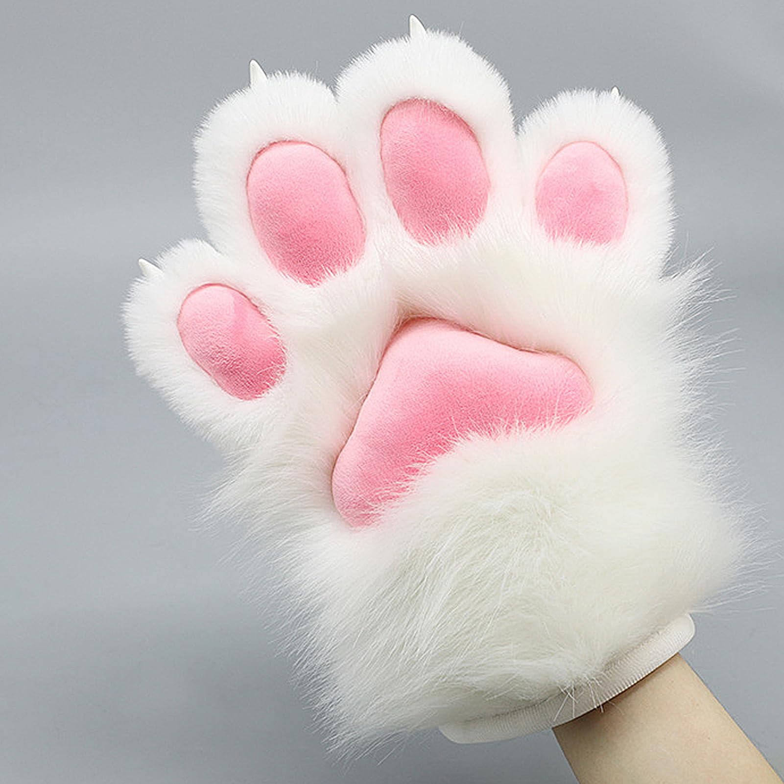 Belupai Urocze zwierzę rękawiczka Kot Wilk Pies łapa Pazury Furry Wilk Zimowy Fursuit Akcesoria dla Dorosłych Rekwizyty do Cosplay