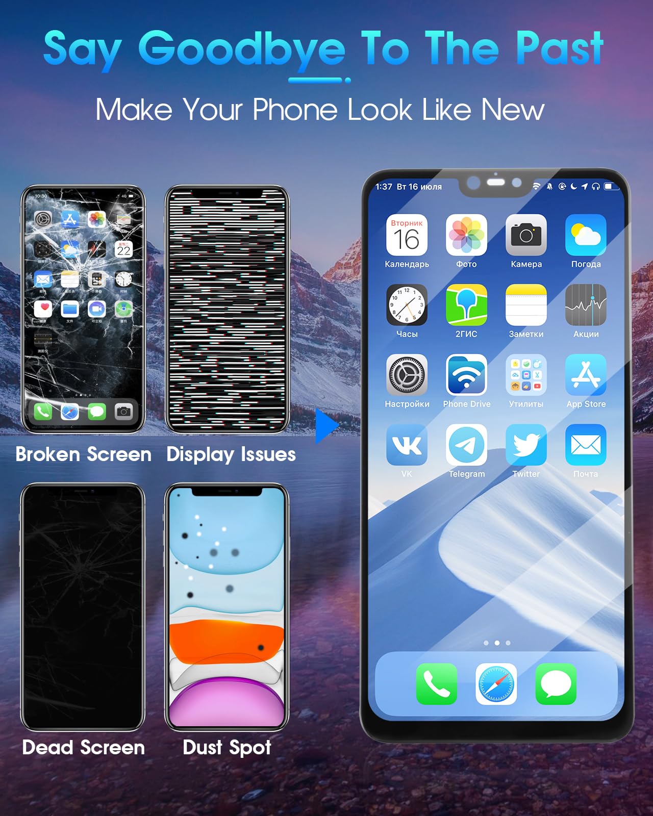 LCD Display Per Xiaomi Mi 8 Lite - Schermo Sostituzione 6,26 Pollici Con Kit Strumenti - Foto 10