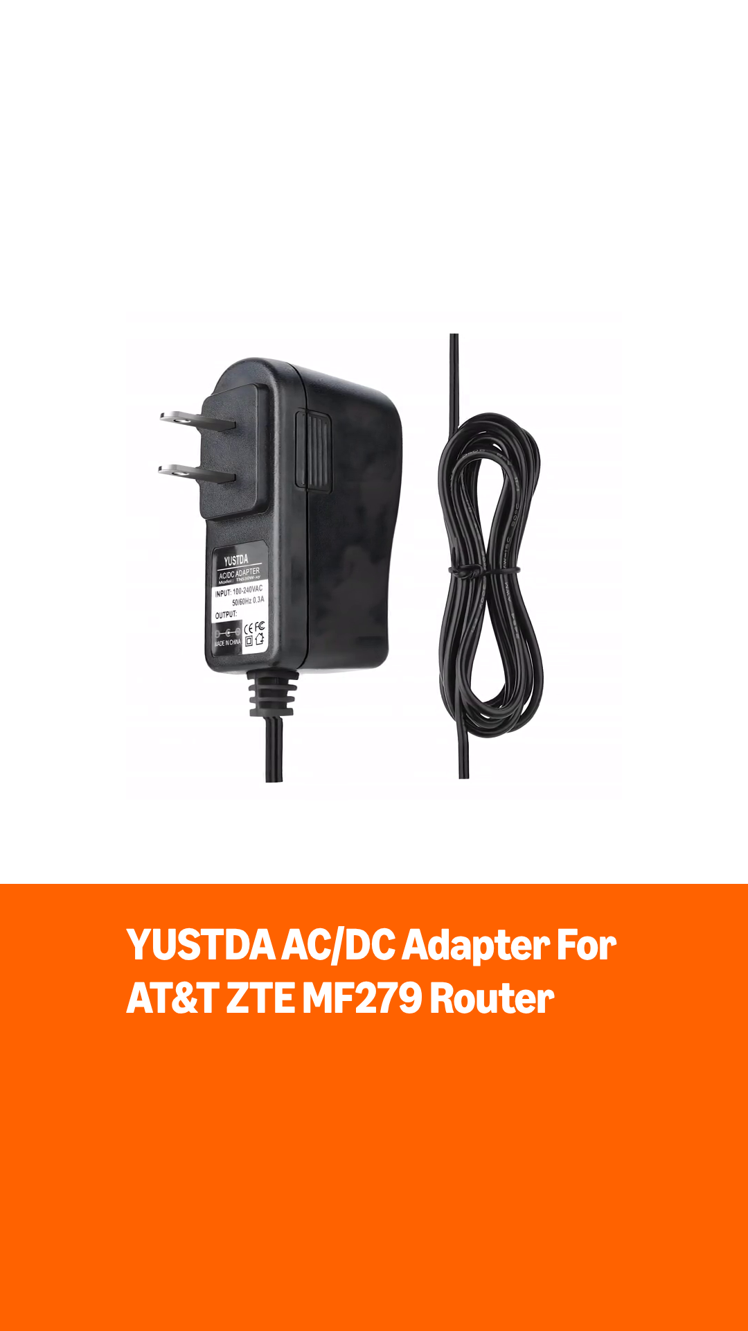 Amazon.com: AC/DC Adapter Charger for AT&T ZTE MF279 Home Wireless