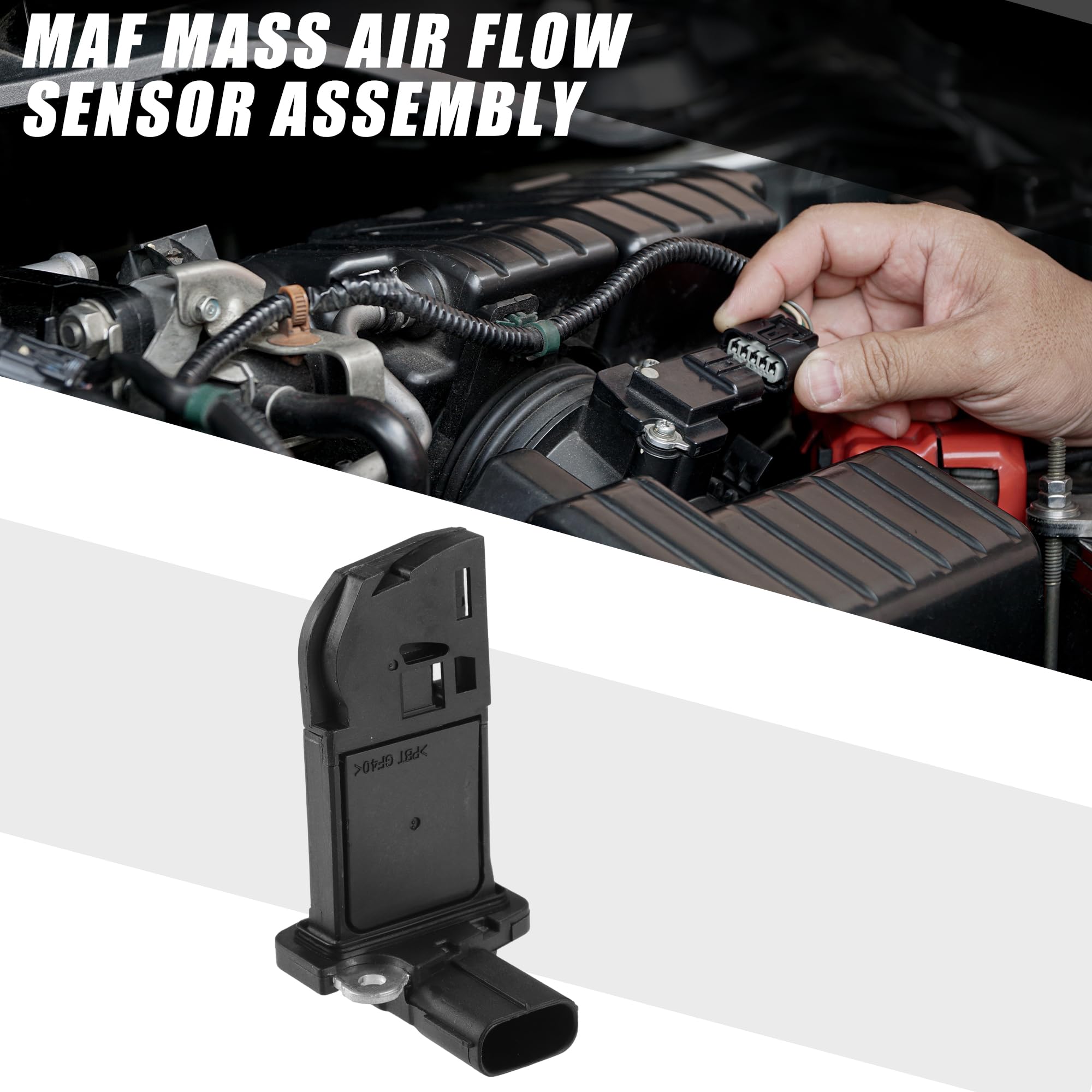A ABSOPRO No.22752508 Sensor De Flujo De Aire Masivo Maf Medidor Para Chevrolet Captiva Negro